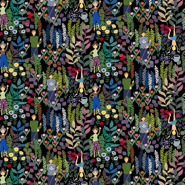 Trädgård 패브릭 - black - Arvidssons Textil | 아르빗손 텍스타일
