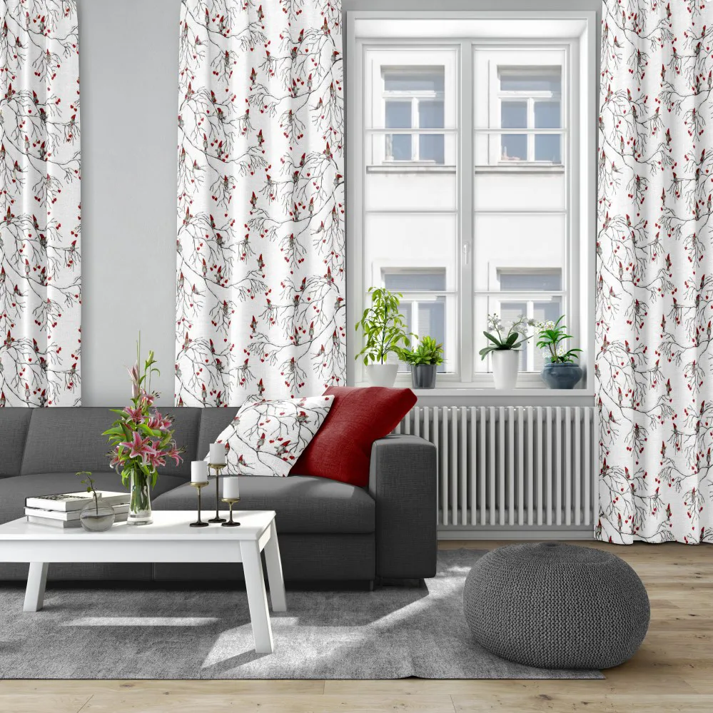 Vinterlek 패브릭, white Arvidssons Textil | 아르빗손 텍스타일