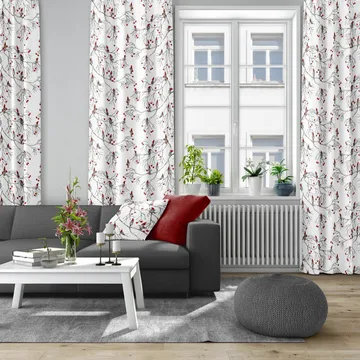 Vinterlek 패브릭 - white - Arvidssons Textil | 아르빗손 텍스타일