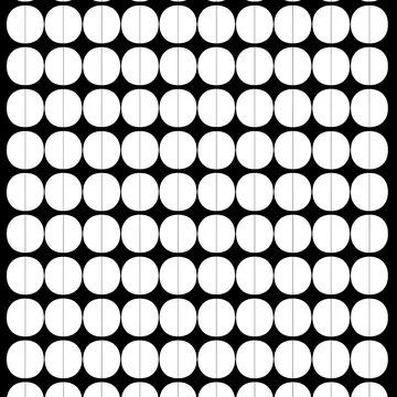 레인 패브릭 - white circles - Arvidssons Textil | 아르빗손 텍스타일