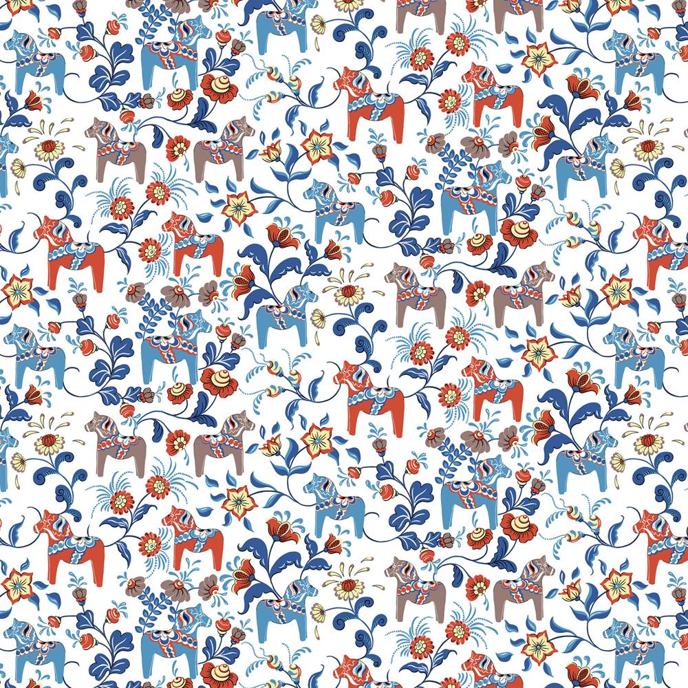 달라호스 패브릭, white Arvidssons Textil | 아르빗손 텍스타일