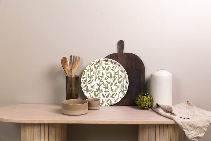 Mougli 그린 �트레이 Ø38 cm, Green-white Åry Home | 오리 홈