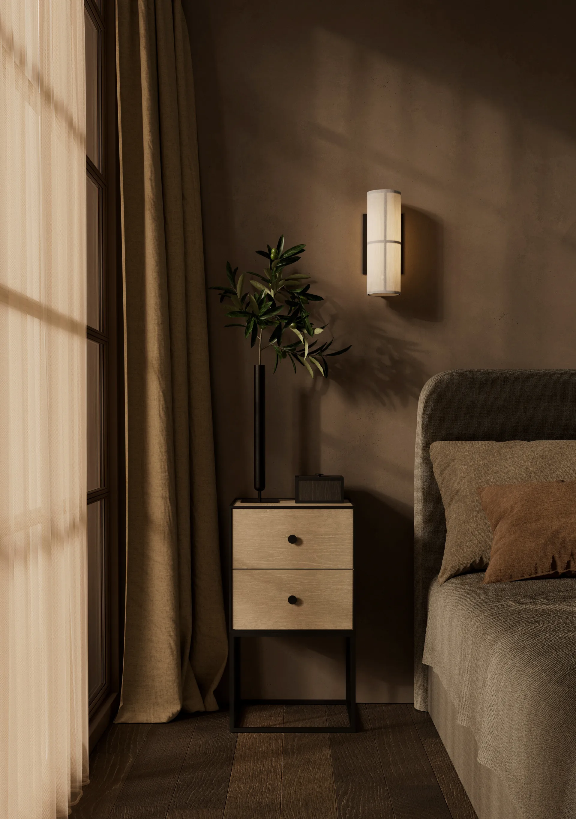 해쉬라 벽 조명 Ø10 cm, Raw Audo Copenhagen | 오도 코펜하겐