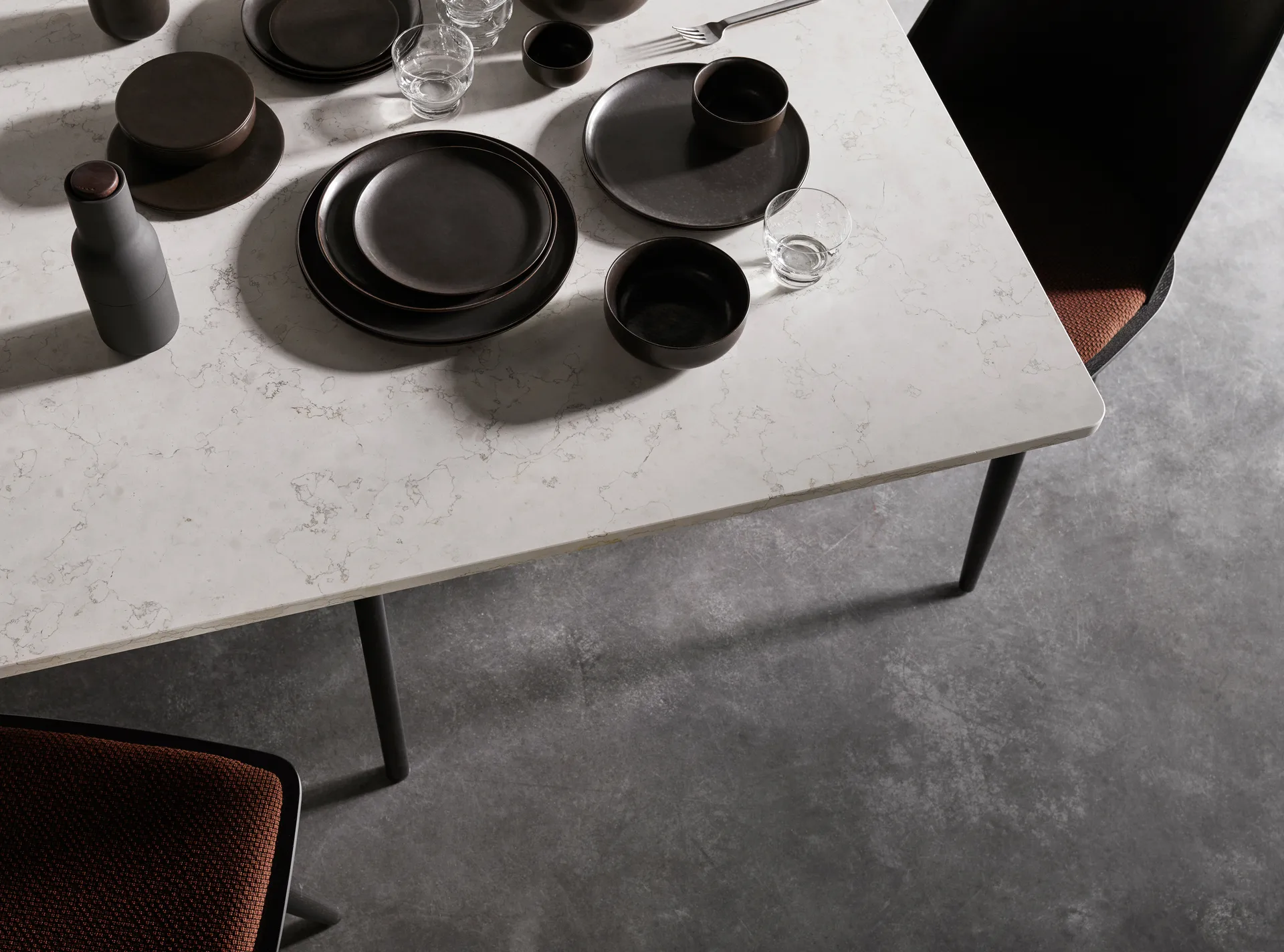 보틀 그라인더 2개 세트, ash-carbon (wallnut lid) Audo Copenhagen | 오도 코펜하겐