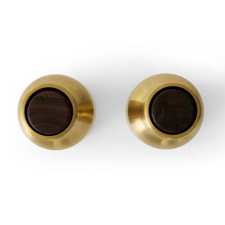 보틀 그라인더 메탈 2개 세트, Brushed brass (walnut lid) Audo Copenhagen | 오도 코펜하겐