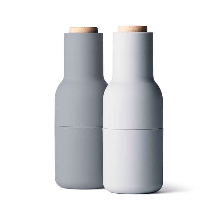 보틀 그라인더 양념통 2개 세트 특별 한정판, concrete-feather (wooden lid) Audo Copenhagen | 오도 코펜하겐