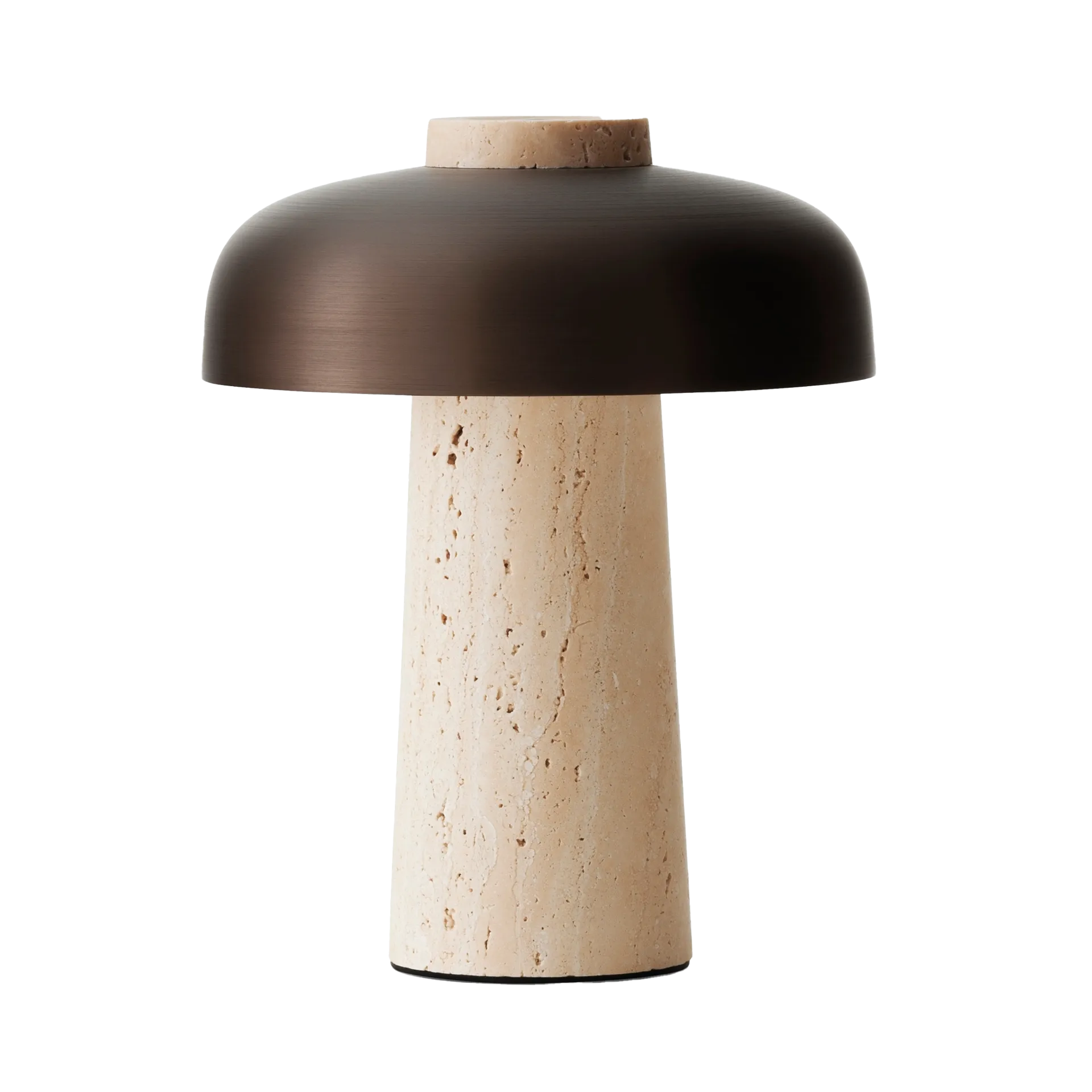 리버스 무선 테이블 조명 24.5 cm, Travertine-bronzed aluminium Audo Copenhagen | 오도 코펜하겐