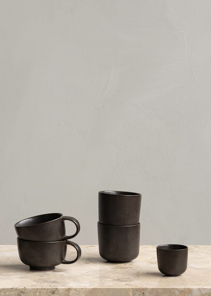 뉴 놈 컵 & 손잡이 25 cl 2개 세트, Dark glazed Audo Copenhagen | 오도 코펜하겐