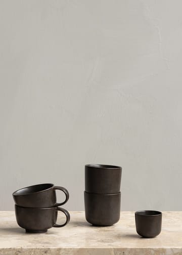 뉴 놈 컵 & 손잡이 25 cl 2개 세트 - Dark glazed - Audo Copenhagen | 오도 코펜하겐