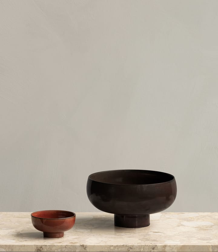 뉴 놈 과일보울 Ø25 cm, Dark glazed Audo Copenhagen | 오도 코펜하겐