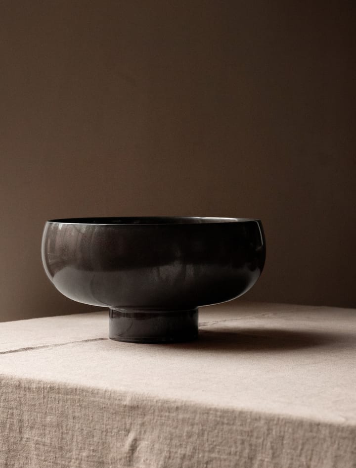 뉴 놈 과일보울 Ø25 cm, Dark glazed Audo Copenhagen | 오도 코펜하겐