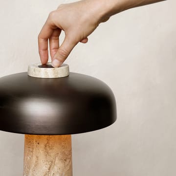 리버스 테이블 조명 30 cm - travertin-bronzed brass - Audo Copenhagen | 오도 코펜하겐