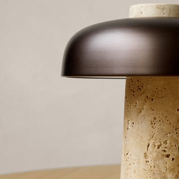 리버스 테이블 조명 30 cm - travertin-bronzed brass - Audo Copenhagen | 오도 코펜하겐