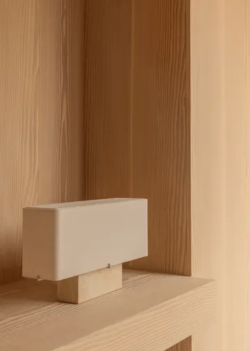 논나 테이블 조명 30 cm - Travertine-sand - Audo Copenhagen | 오도 코펜하겐