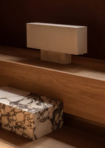 논나 테이블 조명 30 cm - Travertine-sand - Audo Copenhagen | 오도 코펜하겐