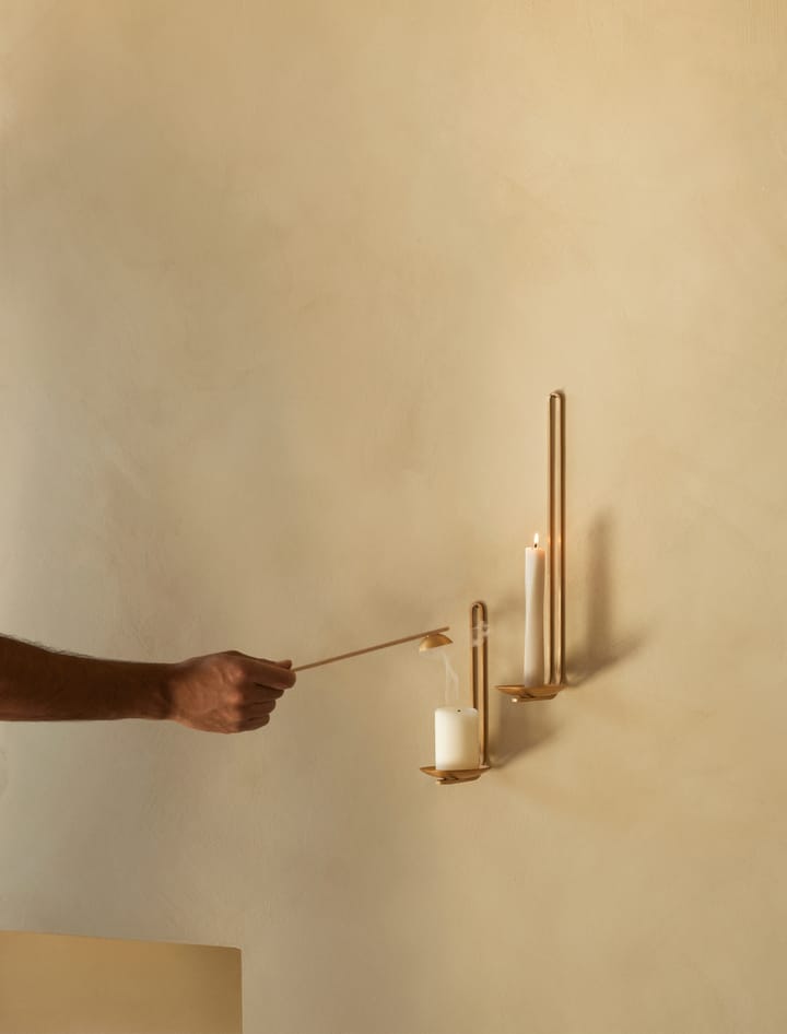 클립 캔들스틱 벽 34 cm - Brass - Audo Copenhagen | 오도 코펜하겐