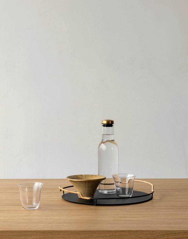 발코니 서빙 트레이 Ø36.5 cm, Black Audo Copenhagen | 오도 코펜하겐