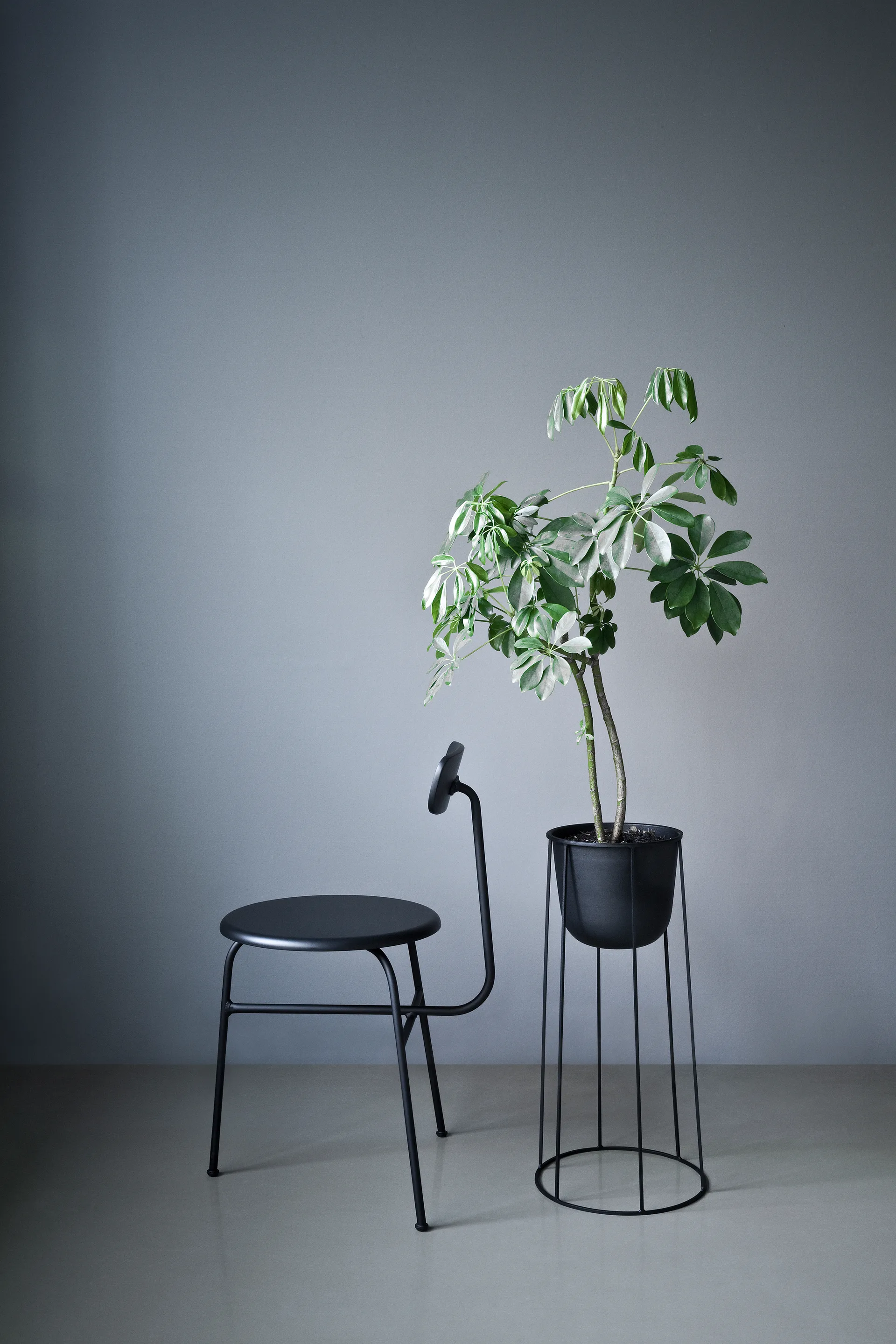 에프터룸 라지 가죽 시트 4 레그, Black-black Audo Copenhagen | 오도 코펜하겐