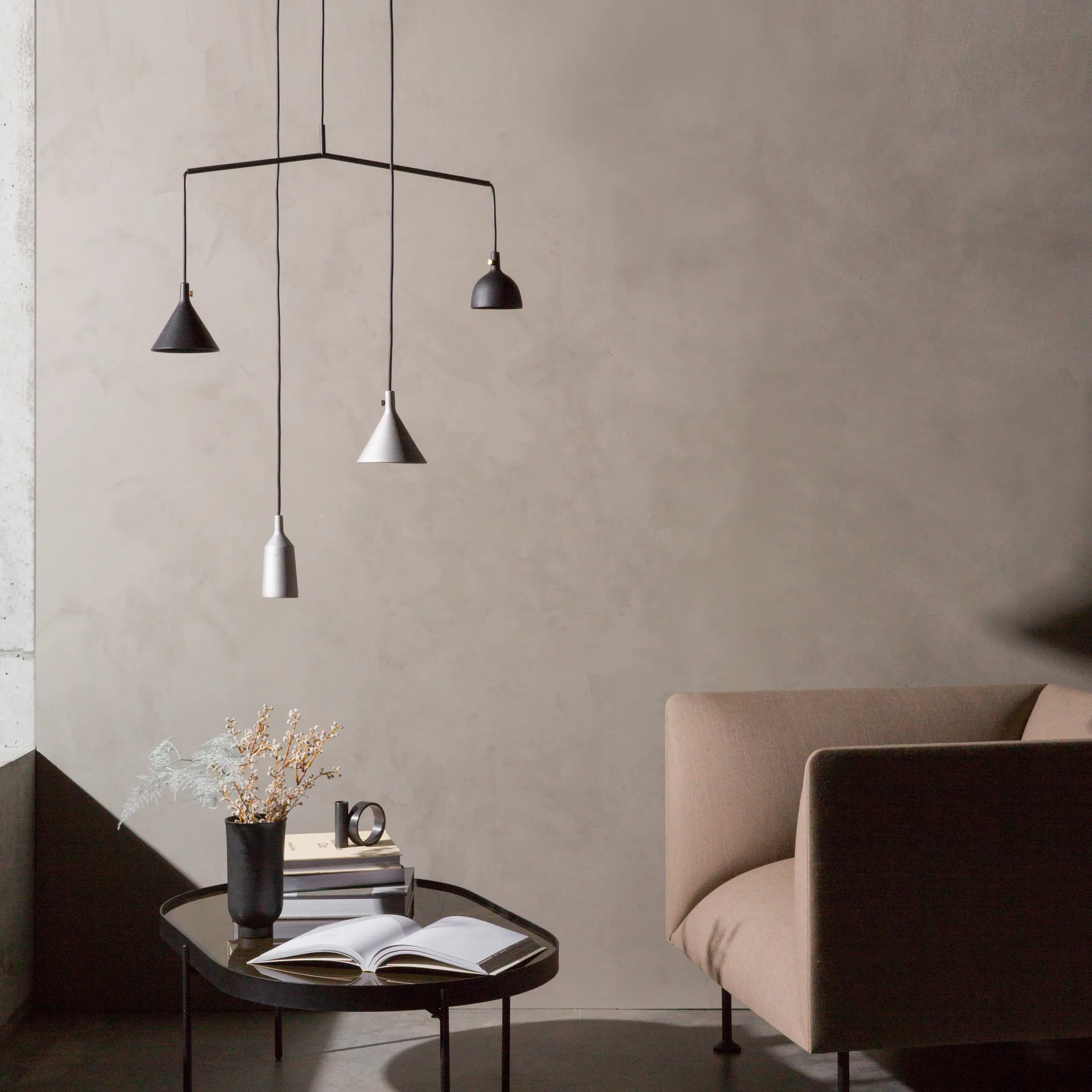 캐스트 셰이프 4 펜던트 조명, black Audo Copenhagen | 오도 코펜하겐