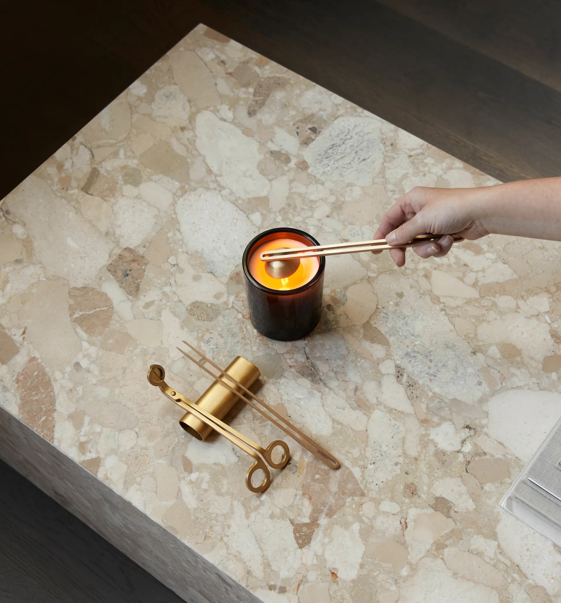 클립 케어 키트 캔들 4개 세트, Brass Audo Copenhagen | 오도 코펜하겐