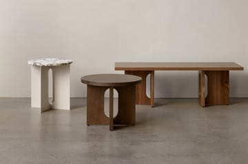 안드로자인 사이드 테이블 Ø50 cm 다크스테인드 오크  - Dark stained oak - table top - Audo Copenhagen | 오도 코펜하겐