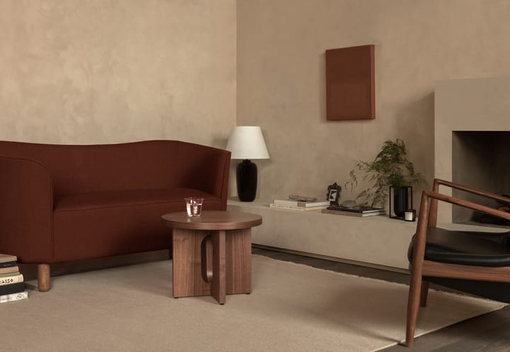 안드로자인 사이드 테이블 Ø50 cm 다크스테인드 오크 , Dark stained oak - table top Audo Copenhagen | 오도 코펜하겐
