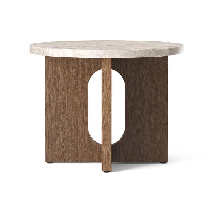 안드로자인 사이드 테이블 Ø50 cm 다크스테인드 오크  - Kunis Breccia table top - Audo Copenhagen | 아우도 코펜하겐