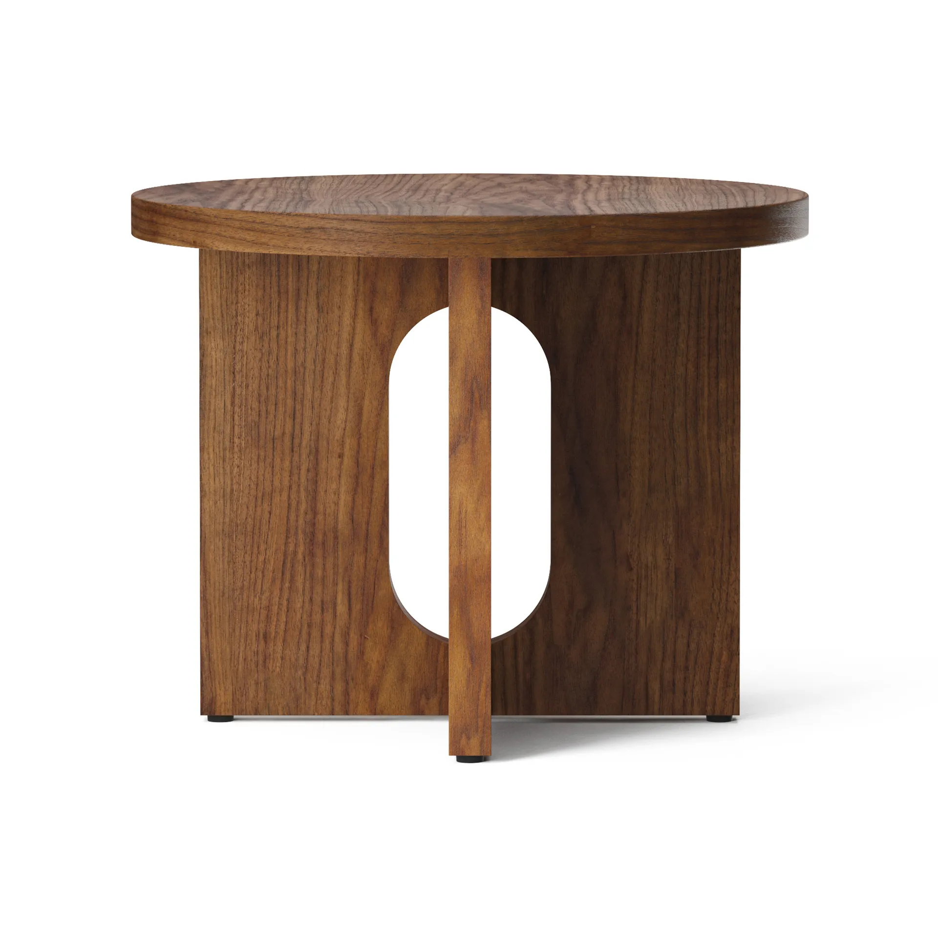 안드로자인 사이드 테이블 Ø50 cm 월넛 베이스, Walnut-table top Audo Copenhagen | 오도 코펜하겐