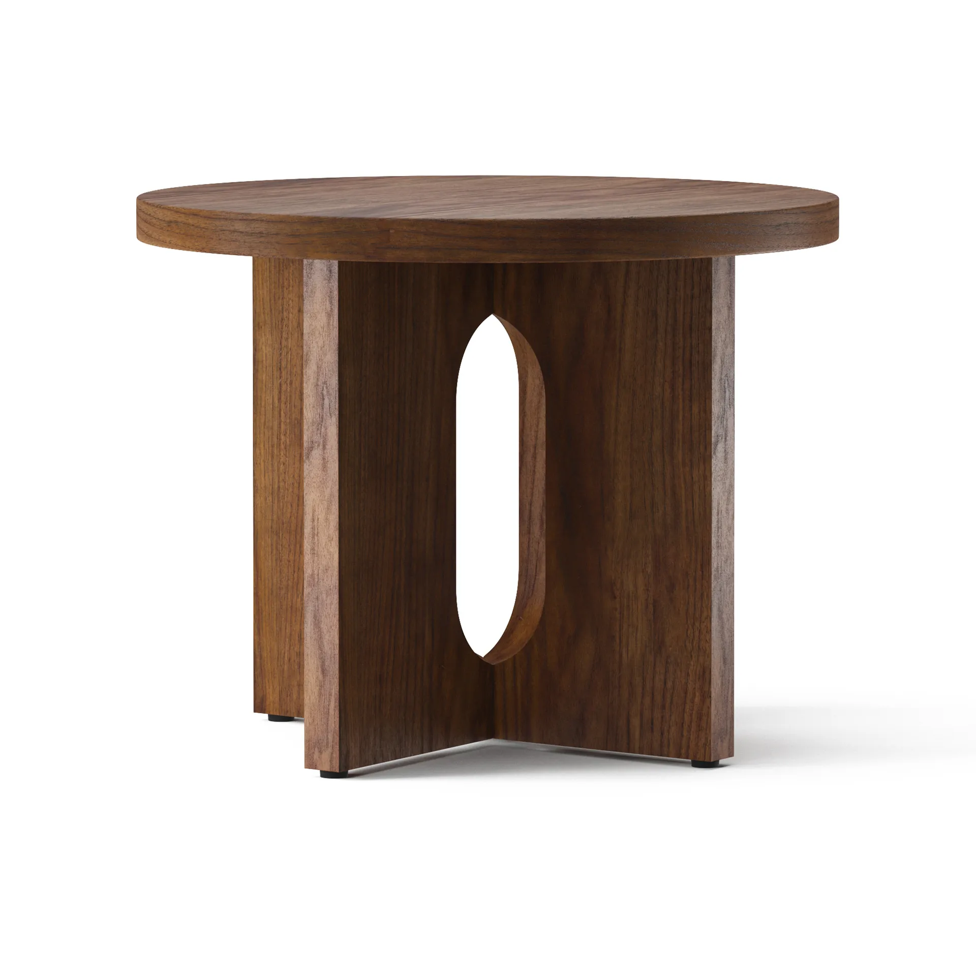 안드로자인 사이드 테이블 Ø50 cm 월넛 베이스, Walnut-table top Audo Copenhagen | 오도 코펜하겐