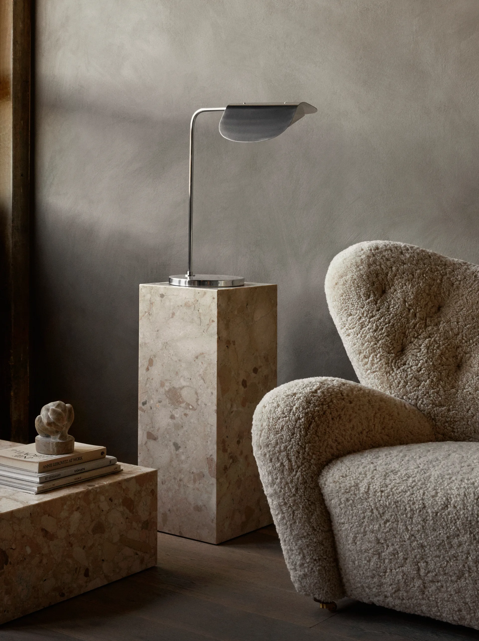 윙 테이블 조명 56 cm, Aluminium Audo Copenhagen | 오도 코펜하겐