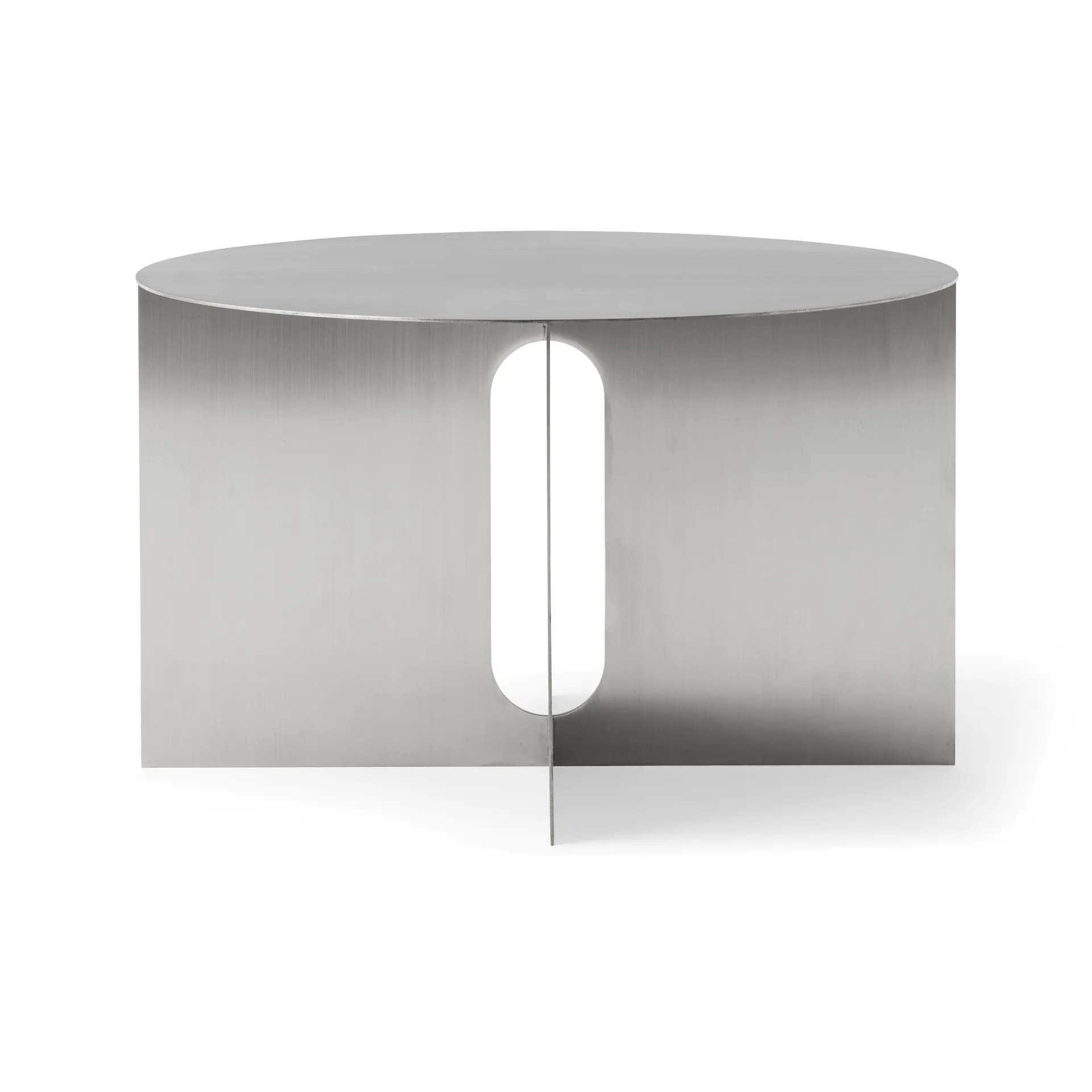 안드로자인 사이드 테이블 Ø63 cm, Brushed steel Audo Copenhagen | 오도 코펜하겐