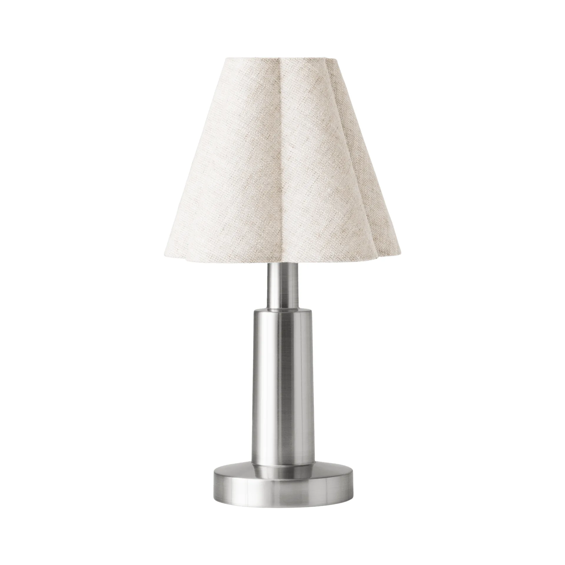 Admiral 포터블 테이블 조명, Chrome-linen, 27 cm Audo Copenhagen | 오도 코펜하겐