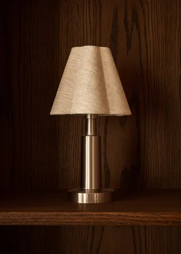 Admiral 포터블 테이블 조명 - Chrome-linen, 27 cm - Audo Copenhagen | 오도 코펜하겐