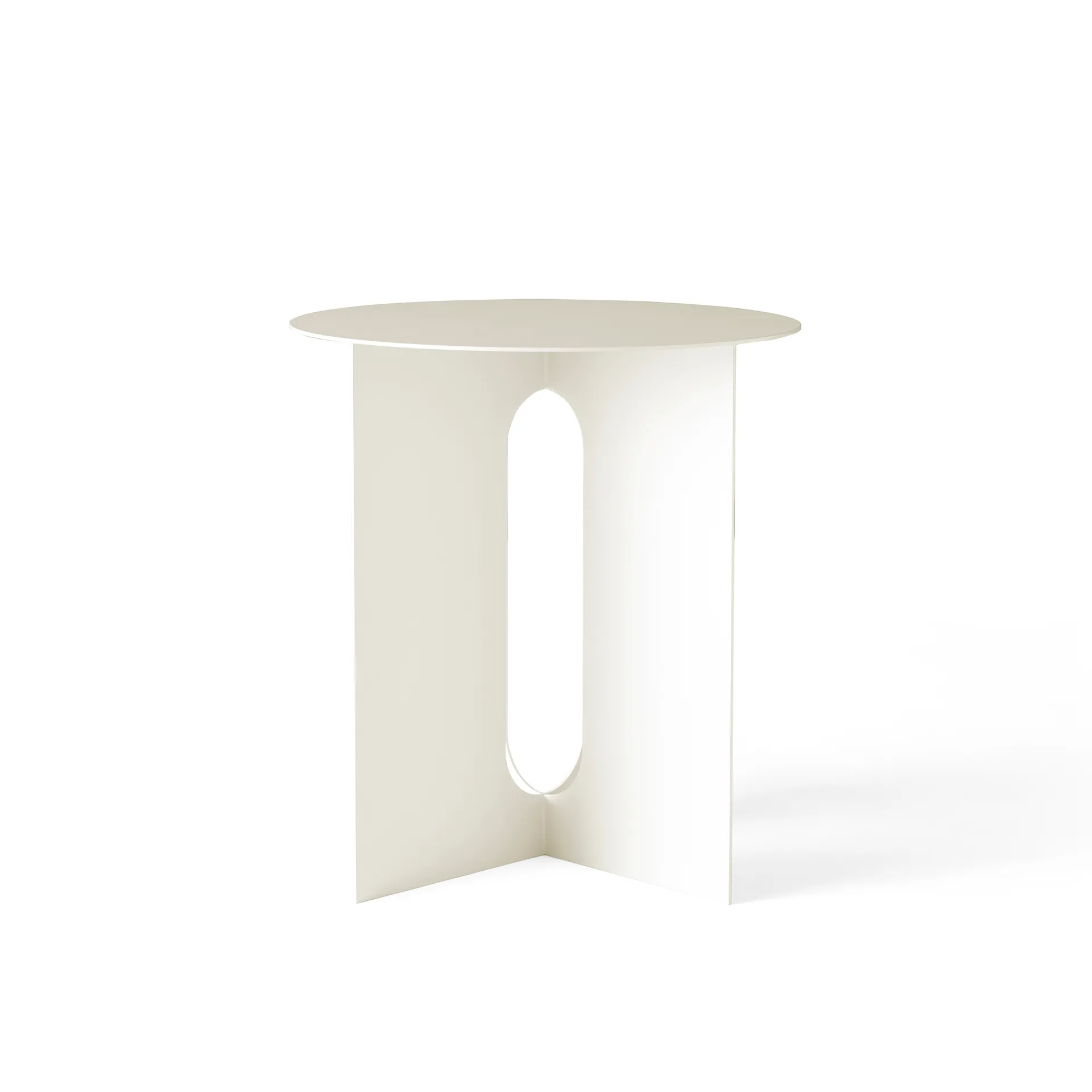 Androgyne 사이드 테이블 Ø40x43 cm, ivory white Audo Copenhagen | 오도 코펜하겐