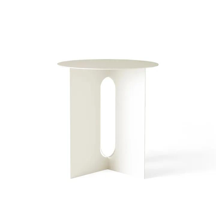 Androgyne 사이드 테이블 Ø40x43 cm - ivory white - Audo Copenhagen | 오도 코펜하겐