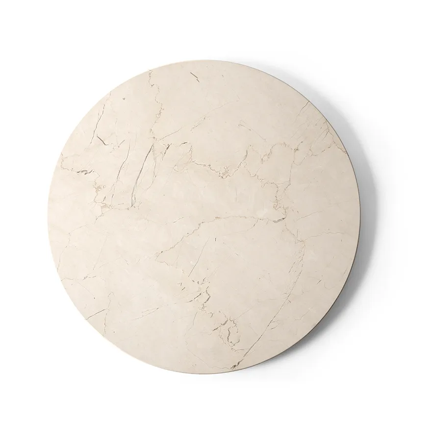 Androgyne 사이드 테이블, Calacatta Viola 대리석-ivory 스틸, Ø42 cm Audo Copenhagen | 오도 코펜하겐