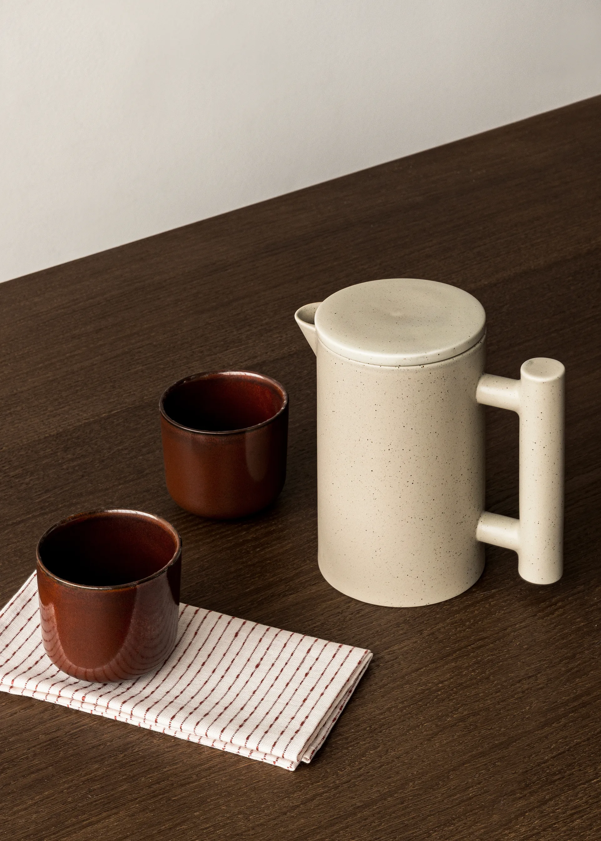 Byasa 리넨 냅킨 45x45 cm, Burnt sienna Audo Copenhagen | 오도 코펜하겐