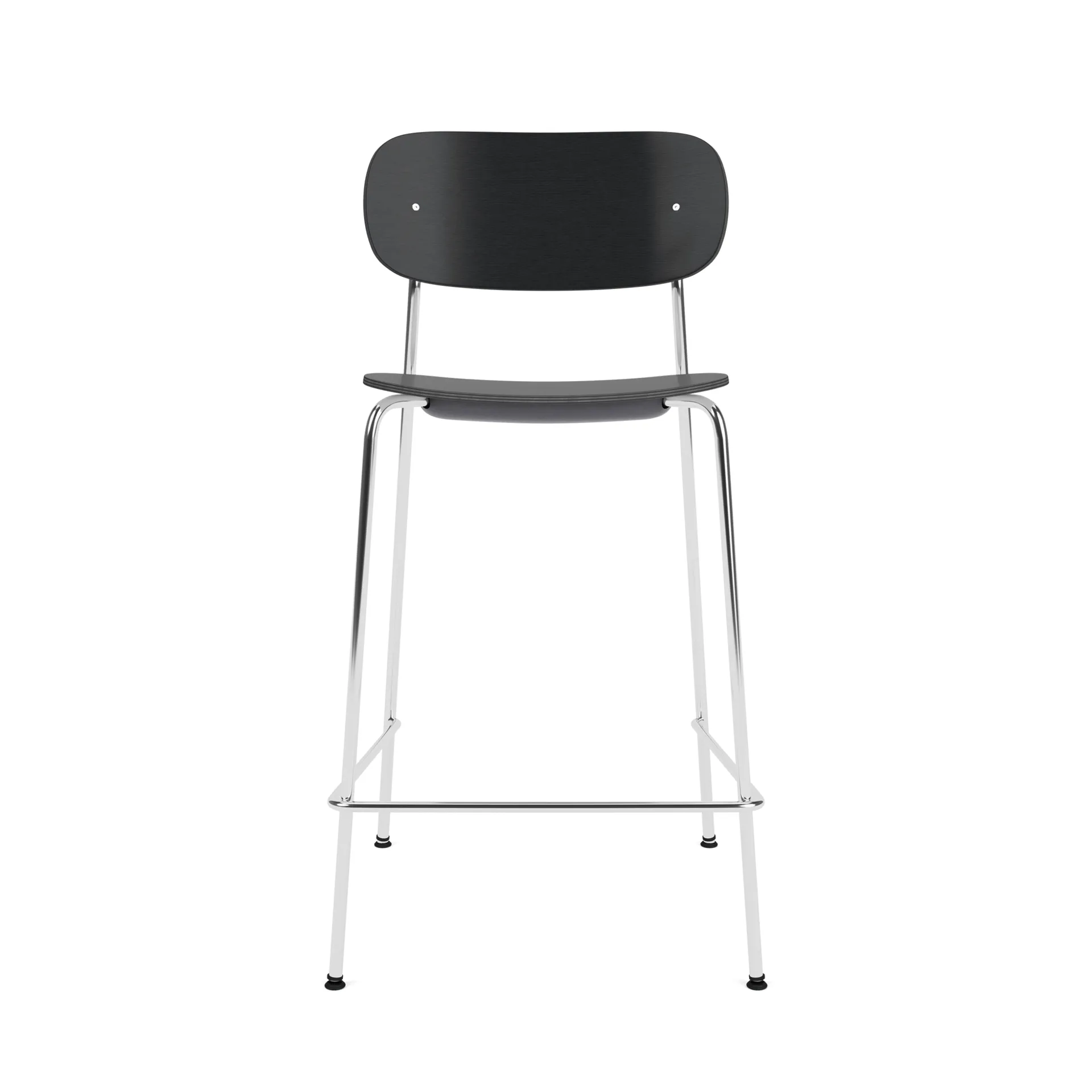 Co Bar Chair 바 스툴, Black oak-chromed steel, 65 cm Audo Copenhagen | 오도 코펜하겐