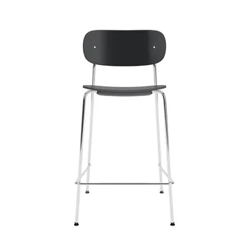 Co Bar Chair 바 스툴 - Black oak-chromed steel, 65 cm - Audo Copenhagen | 오도 코펜하겐