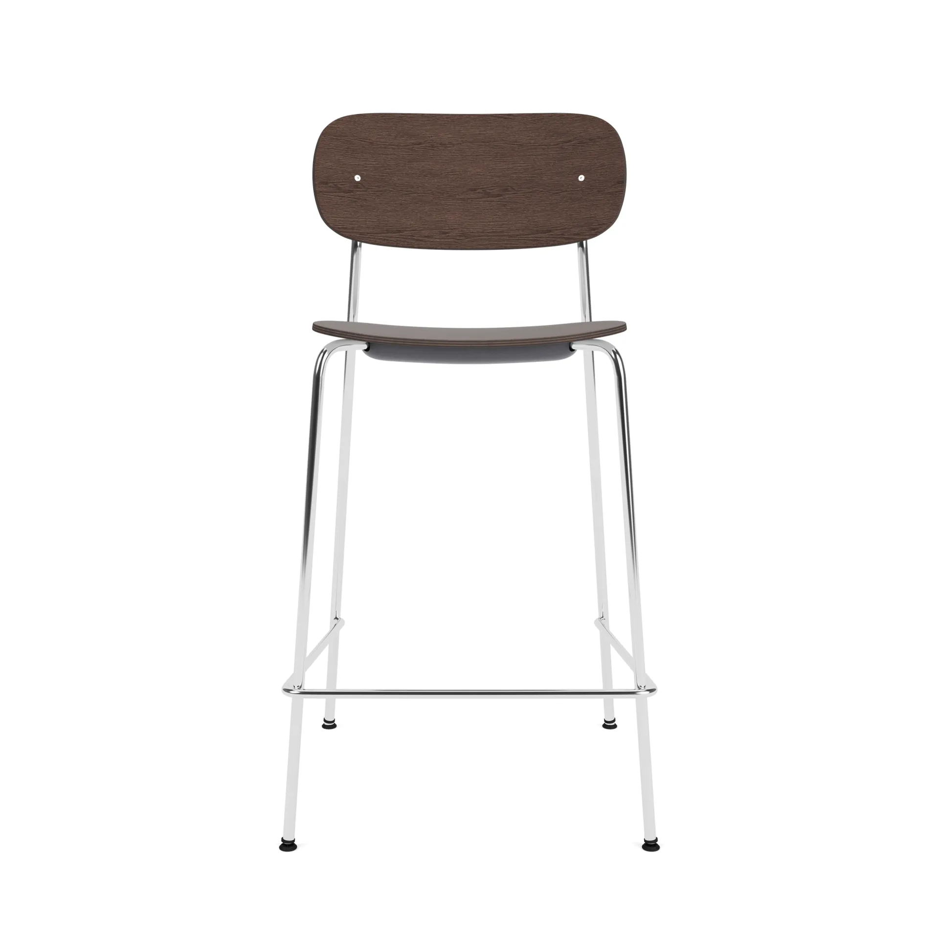Co Bar Chair 바 스툴, Dark stained oak-chromed steel, 65 cm Audo Copenhagen | 오도 코펜하겐