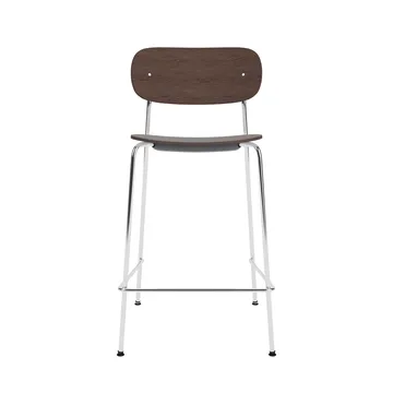 Co Bar Chair 바 스툴 - Dark stained oak-chromed steel, 65 cm - Audo Copenhagen | 오도 코펜하겐