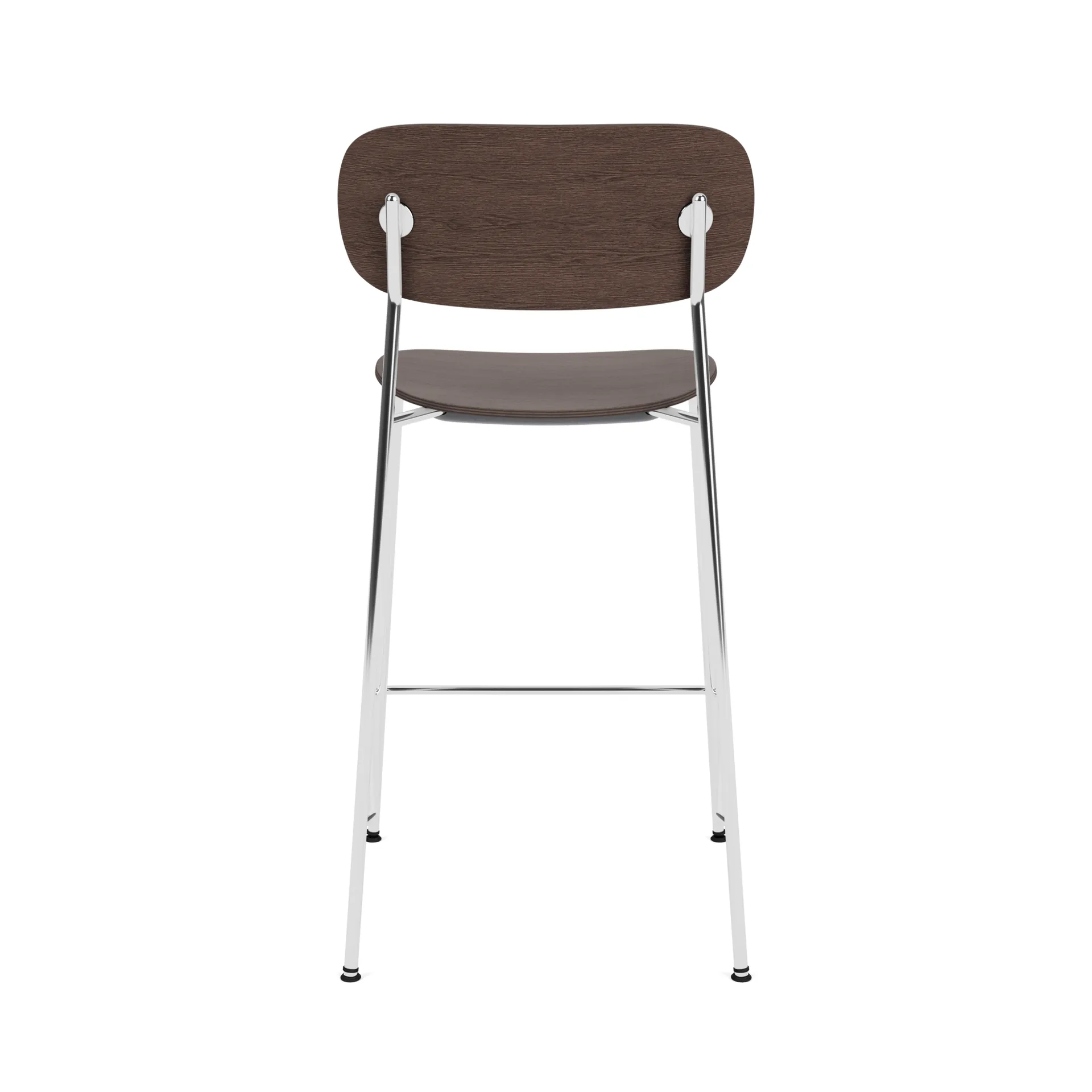 Co Bar Chair 바 스툴, Dark stained oak-chromed steel, 65 cm Audo Copenhagen | 오도 코펜하겐