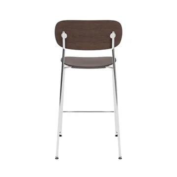 Co Bar Chair 바 스툴 - Dark stained oak-chromed steel, 65 cm - Audo Copenhagen | 오도 코펜하겐