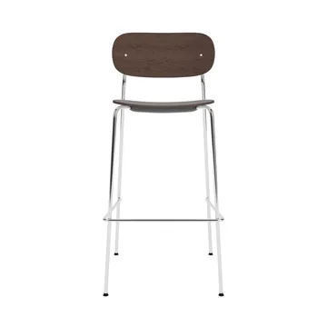 Co Bar Chair 바 스툴 - Dark stained oak-chromed steel, 75 cm - Audo Copenhagen | 오도 코펜하겐