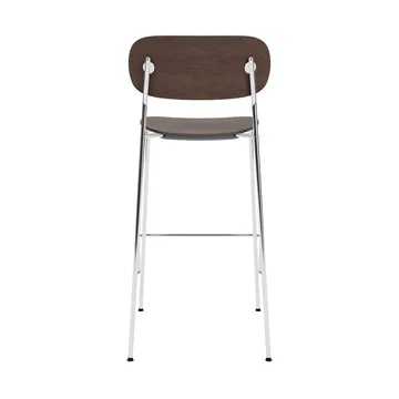 Co Bar Chair 바 스툴 - Dark stained oak-chromed steel, 75 cm - Audo Copenhagen | 오도 코펜하겐