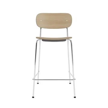 Co Bar Chair 바 스툴 - Oak-chromed steel, 65 cm - Audo Copenhagen | 오도 코펜하겐