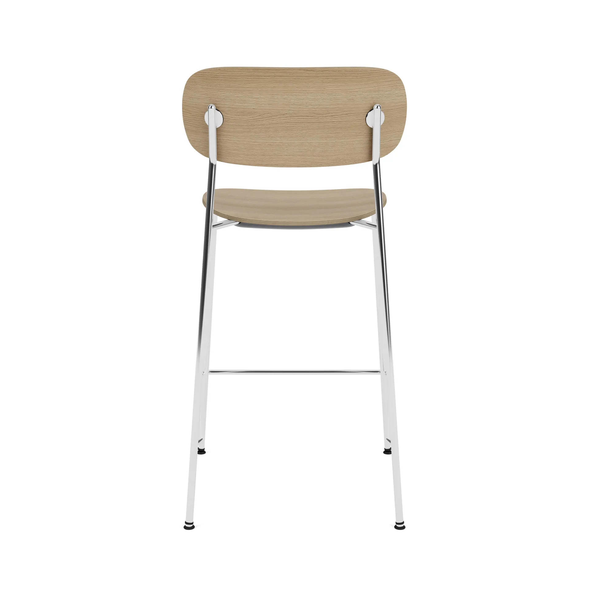 Co Bar Chair 바 스툴, Oak-chromed steel, 65 cm Audo Copenhagen | 오도 코펜하겐