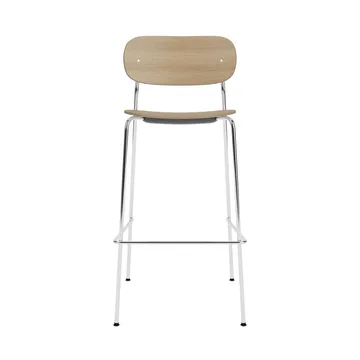 Co Bar Chair 바 스툴 - Oak-chromed steel, 75 cm - Audo Copenhagen | 오도 코펜하겐