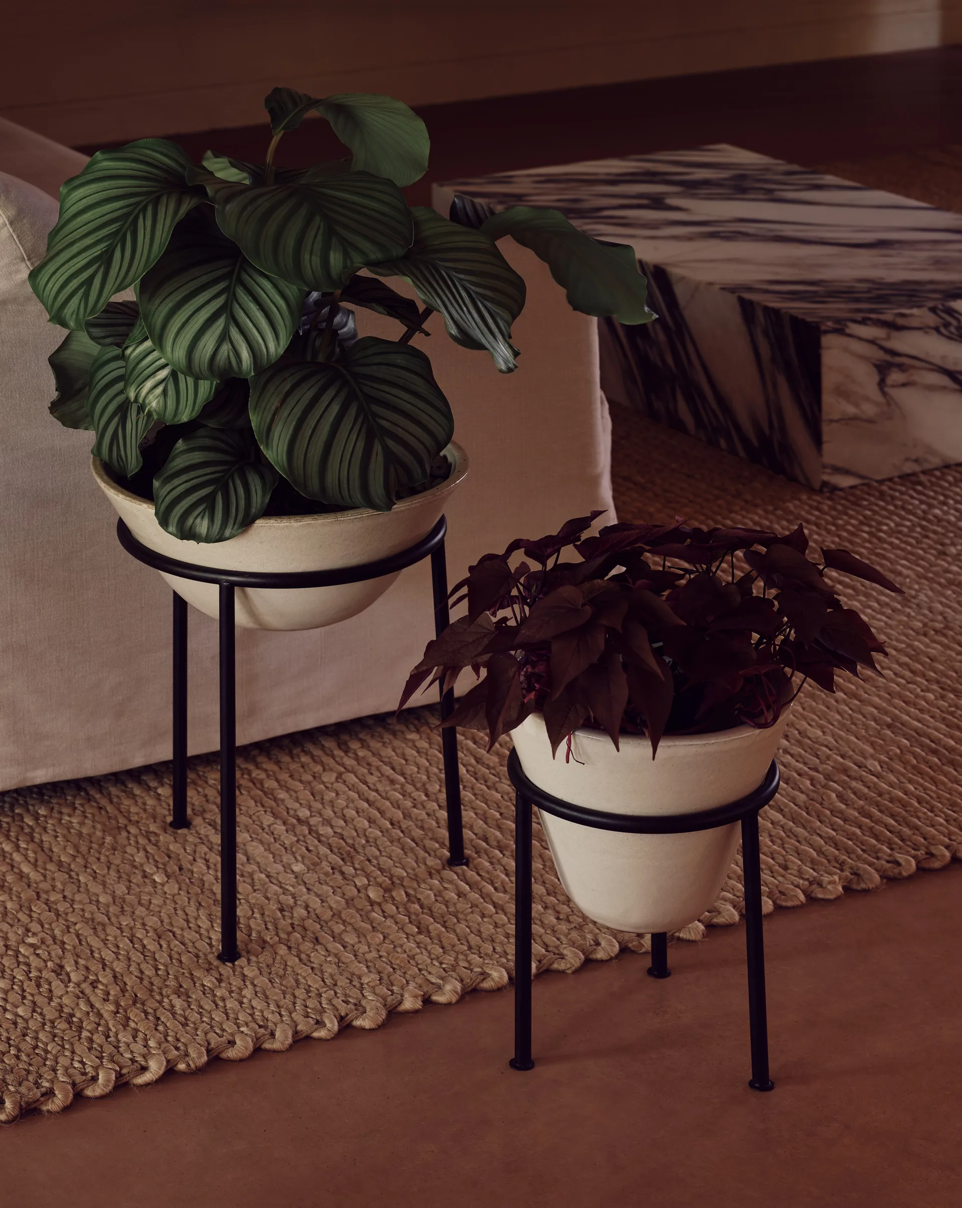 Daiza 플라워 팟 & st Ø25x35 cm, Ivory Audo Copenhagen | 오도 코펜하겐