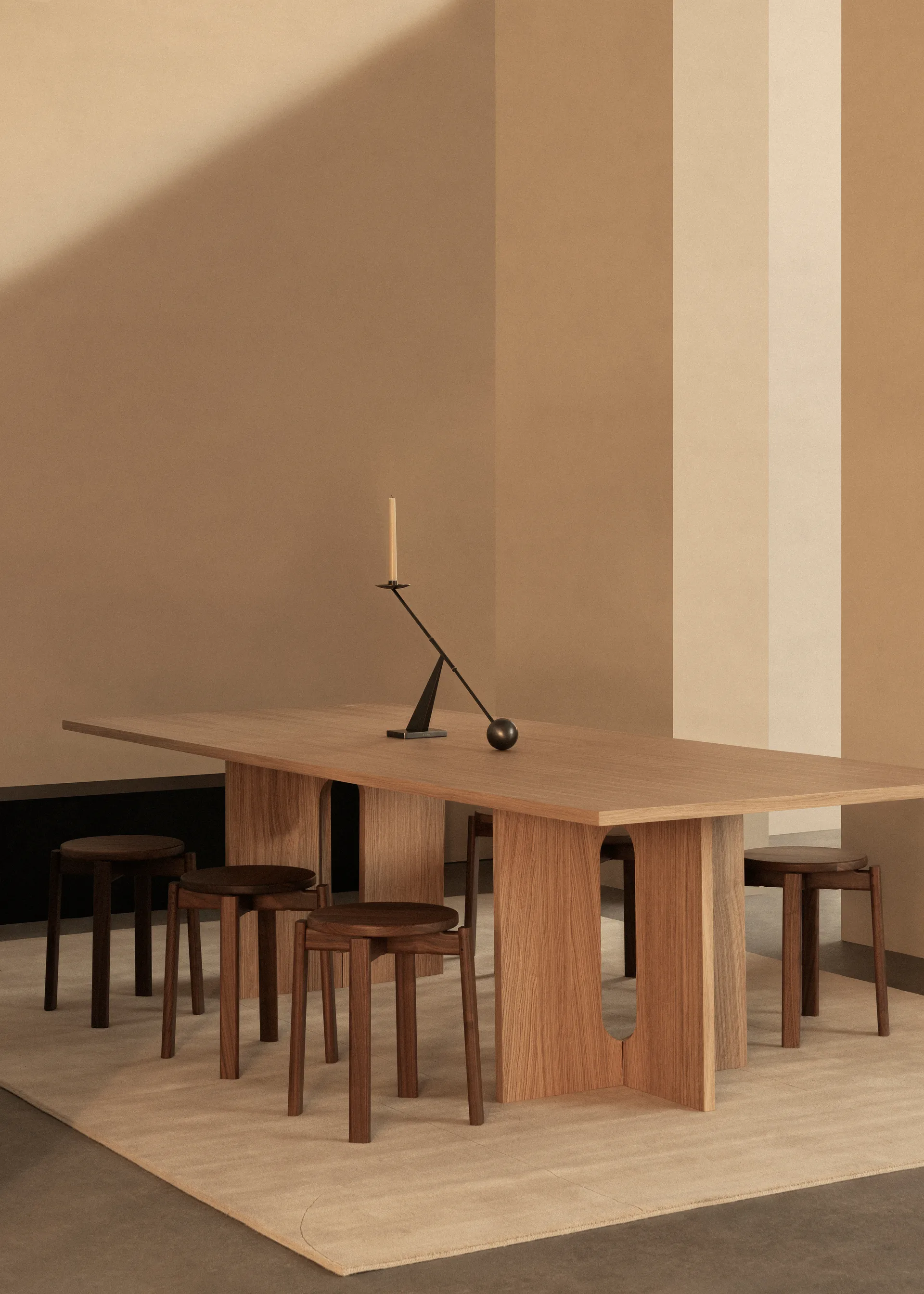 패시지 스툴, Dark stained oak Audo Copenhagen | 오도 코펜하겐